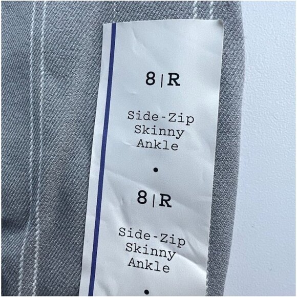 A New Day Women's High-Rise Slim Fit Ankle Pants Gray Size 8R - Picture 5 of 6